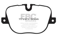 EBC - EBC 10-12 Land Rover Range Rover 5.0 Supercharged Greenstuff Rear Brake Pads - DP62068 - Image 4