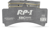 EBC 97-09 Porsche Boxster (986/987 w/Cast Iron Discs) RP-1 Race Front Brake Pads - DP81207RP1