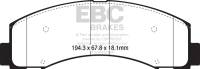 EBC - EBC 2018+ Ford F-150 2.7L Twin Turbo (2WD) Greenstuff Front Brake Pads - DP63088 - Image 4