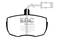 EBC - EBC 87-89 Land Rover Range Rover 3.5 Greenstuff Front Brake Pads - DP6622 - Image 2