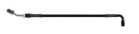 Goodridge - Goodridge 64in Universal Clutch Line w/Black Zinc Fittings & Black Hose - 90Deg Banjo w/AN3 Fitting - HD2090-1CB-BK64 - Image 2