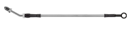 Goodridge - Goodridge 60in Universal Clutch Line w/Blk Zinc Fittings & Clear Hose - Straight Banjo w/M10 Fitting - HD3001-1CB-CL60 - Image 1