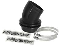 aFe - aFe Magnum FORCE Silicone Coupling Kit 3-1/2in ID x 30 Deg. Bellows Elbow - Black - 59-00050 - Image 1