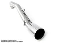 Neu-F Turbo Race Exhaust Single Outlet Pipe No Muffler 2012-up Fiat 1.4L Turbo - NF.3003