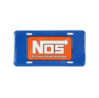 NOS License Plate Standard 12" x 6" size with high gloss graphics on embossed aluminum - 36-581