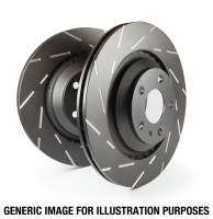 EBC 84-92 Rover Mini 1.0 USR Slotted Front Rotors - USR182