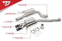 Unitronic MK5/6 Jetta & GLI 3" Cat-Back Exhaust System