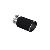 MBRP - MBRP Universal Carbon Fiber Tip 6in OD/4in Inlet/12in L - Angle Cut Tip - Image 1