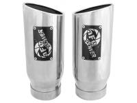 aFe - aFe MACH Force-Xp Universal Exhaust Tip 4 IN Inlet x 5 IN Outlet x 12 IN L - 49T40506-P12 - Image 2