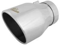 aFe - aFe MACH Force-Xp Universal Exhaust Tip 4 IN Inlet x 6 IN Outlet x 9 IN L - 49T40604-P09 - Image 1