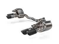 Akrapovic - Akrapovic 2024+ Porsche Panamera Slip-On Line (Titanium) w/ Carbon Tips: Requires V6 or V8 fit kit - S-PO/T/5H - Image 2