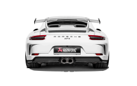 Akrapovic - Akrapovic 2018 Porsche 911 GT3 (991.2) Slip-On Race Line (Titanium) w/Header/Link Pipes/Tail Pipes - S-PO/TI/8-TP-E-L - Image 1