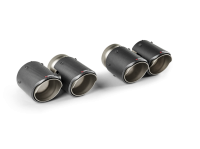 Akrapovic - Akrapovic 2024+ BMW M5 (G90,G99) Round Carbon Fiber Tail Pipe Set - TP-CT/78 - Image 1