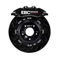 EBC - EBC Racing 07-13 BMW M3 (E90/E92/E82) Black Apollo-6 Calipers 380mm Rotors Front Big Brake Kit - BBK050BLK-1 - Image 1