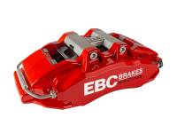 EBC - EBC Racing 07-13 BMW M3 (E90/E92/E82) Red Apollo-6 Calipers 380mm Rotors Front Big Brake Kit - BBK050RED-1 - Image 2