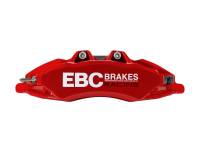 EBC - EBC Racing 07-13 BMW M3 (E90/E92/E82) Red Apollo-6 Calipers 380mm Rotors Front Big Brake Kit - BBK050RED-1 - Image 3