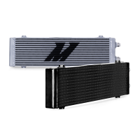 Mishimoto - Mishimoto Universal Large Bar and Plate Dual Pass Black Oil Cooler - MMOC-DP-LBK - Image 1