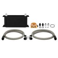 Mishimoto - Mishimoto Universal 19 RowThermostatic Oil Cooler Kit - Black - MMOC-ULTBK - Image 2