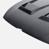 Seibon - Seibon 2022-2023 Volkswagen Golf GTI/R DV-Style Carbon Fiber Hood - HD22VWG8-DV - Image 3