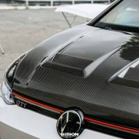 Seibon - Seibon 2022-2023 Volkswagen Golf GTI/R DV-Style Carbon Fiber Hood - HD22VWG8-DV - Image 11