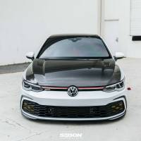 Seibon - Seibon 22-23 Volkswagen Golf GTI/R  TM-Style Carbon Fiber Hood - HD22VWG8-TM - Image 8