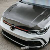 Seibon - Seibon 22-23 Volkswagen Golf GTI/R  TM-Style Carbon Fiber Hood - HD22VWG8-TM - Image 9