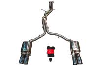 Valvetronic Designs Audi B8, B8.5 S4, S5 3.0, 4.2L Catback T304 Stainless Steel Burnt 3.5" Outlet Tips AUD.B8.S4.VSES.BR.BRT