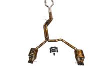 Valvetronic Designs Audi C7 RS6,RS7 4.0L Full Exhaust System Grade 5 Titanium, Bespoke OEM Style Valvetronic Tips AUD.C7.VSES.FF.TI