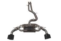 Valvetronic Designs Audi MK3 TTRS  2.5L  Catback T304 Stainless Steel Black Bespoke OEM Style Valvetronic Tips AUD.MK3.VSES.BR