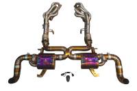 Valvetronic Designs Audi R8 5.2L Full Valved Exhaust Grade 5 Titanium Reuses OEM Tips AUD.R8.V10.GEN2.VSES.TI