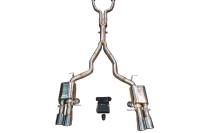 Valvetronic Designs BMW E60 M5 5.0L Catback T304 Stainless Steel Brushed 3.5" Outlet Tips BMW.E60.M5.VSES.BR