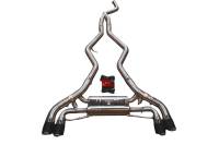 Valvetronic Designs BMW F87 M2 3.0L Catback T304 Stanless Steel, Forged Carbon 3.5" Outlet Tips BMW.F87.M2.VSES.BR.FC