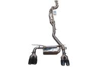 Valvetronic Designs BMW F80,F82 M3,M4 3.0L Catback, T304 Stainless Steel Brushed 3.5" Outlet Tips BMW.F8X.M3.M4.VSES.BR.BRSH