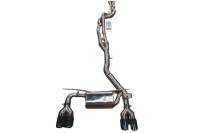 Valvetronic Designs BMW F80,F82 M3,M4 3.0L Catback, T304 Stainless Steel Burnt 3.5" Outlet Tips BMW.F8X.M3.M4.VSES.BR.BRT