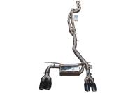 Valvetronic Designs BMW F80,F82 M3,M4 3.0L Catback, T304 Stainless Steel Forged Carbon 3.5" Outlet Tips BMW.F8X.M3.M4.VSES.BR.FC