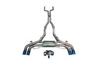Valvetronic Designs BMW F95 X5M 4.4L Catback, T304 Stainless Steel Burnt 3.5" Outlet Tips BMW.F95.X5M.VSES.BR.BRT