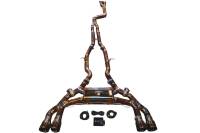 Valvetronic Designs BMW F97,F98 X3M,X4M 3.0L Catback, Grade 5 Titanium, Carbon Fiber 4.0" Outlet Tips BMW.F9X.X3M.VSES.TI.RC
