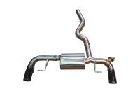 Valvetronic Designs BMW G20, 330i,430i 2.0L Axleback, T304 Stainless Steel, Black 3.5" Outlet Tips BMW.G20.330i.AXL.BR.BLK