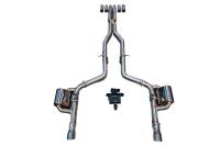 Valvetronic Designs Dodge Challenger,Charger SRT Hellcat 6.2L, T304 Stainless Steel, 4.0" Outlet Tips DOD.CHA.CHL.VSES.BR