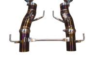Valvetronic Designs Ferrari SF90 Stradale 3.9L Catback, Grade 5 Titanium Reuses OEM Style Tips FER.SF90.F1.VSES.TI