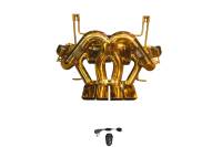 Valvetronic Designs Lamborghini LP 700-4 6.5L Catback, T304 Stainless Steel Finished in Anodized Gold, Bespoke OEM Style Valvetronic Tips LAM.LP700.VSES.AG