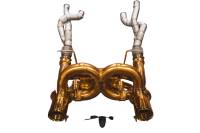 Valvetronic Designs Lamborghini Aventador SVJ 6.5L Full Valved Exhaust System, T304 Stainless Steel Finished in Anodized Gold, Bespoke OEM Style Valvetronic Tips LAM.SVJ.VSES.FF.AG