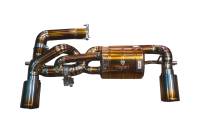Valvetronic Designs Lotus Emira 2.0,3.5L, Catback, Grade 5 Titanium, Titanium 3.5" Outlet Tips LOT.EMIR.VSES.TI
