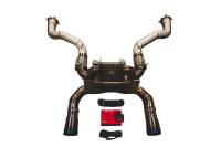 Valvetronic Designs Maclaren 720S 4.0L, Full Valved Exhaust System, Grade 5 Titanium, Titanium Bespoke 4.0" Valvetronic Tips MAC.720S.VSES.FF.TI