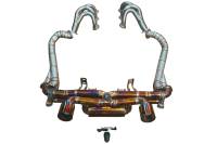 Valvetronic Designs Porsche 718 Cayman Gt4 4.0L, Full Exhaust System With Free Flow Headers, Grade 5 Titanium, Titanium 4.0" Outlet Tips POR.718.GT4.VSES.FFH.TI