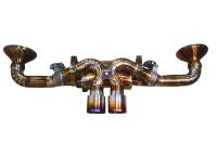 Valvetronic Designs Porsche 991 GT3,GT3RS 3.8,4.0L, Catback, Grade 5 Titanium, 4.0" Outlet Tips POR.991.GT3.VSES.TI