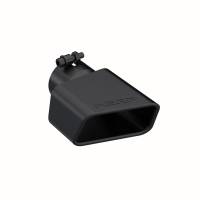 MBRP - MBRP Universal Tip 4.75inx 3in Rectangle Angled Cut 3in O.D. inlet Driver Side 7.375in length Black - T5119BLK - Image 2