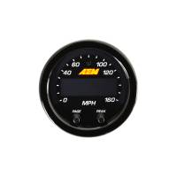 AEM - AEM 30-0313 AEM X-Series 0-160 MPH Black Bezel w/ Black Face GPS Speedometer Gauge - Image 2
