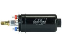 AEM - AEM 50-1009 AEM 400LPH High Pressure Inline Fuel Pump - M18x1.5 Female Inlet to M12x1.5 Male Outlet - Image 1
