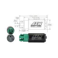 AEM - AEM 50-1215 AEM 340LPH 65mm Fuel Pump Kit w/ Mounting Hooks - Ethanol Compatible - Image 9